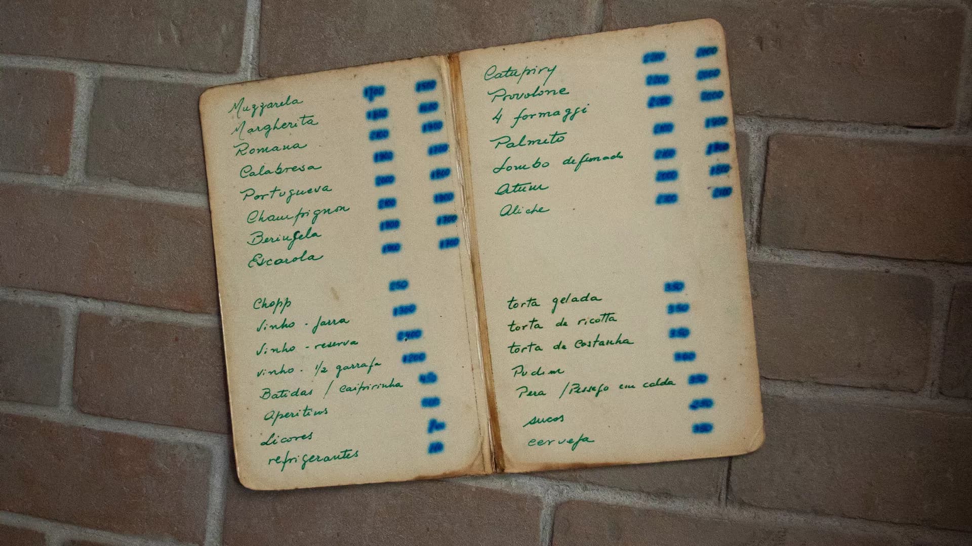 Primeiro Cardápio